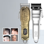 Tagliacapelli RESUXI retrò Piaget con display digitale LCD ad alta potenza, JM-106 EU Plug, JM-106 US Plug