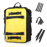 Borsa per sedile posteriore per moto multifunzione Rhinowalk. Borsa laterale combinata per ripiano posteriore, Black 10L, Yellow 10L, Black 20L, Yellow 20L, Black 30L, Yellow 30L