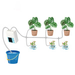 G89456 Dispositivo di irrigazione automatica per fiori con temporizzazione vocale intelligente solare Gocciolatore per piante pigre, Single Pump 10 Sets, Single Pump 15 Sets, Double Pump 15 Sets 10M Tube, Double Pump 20 Sets Drop 15M Tube              ...