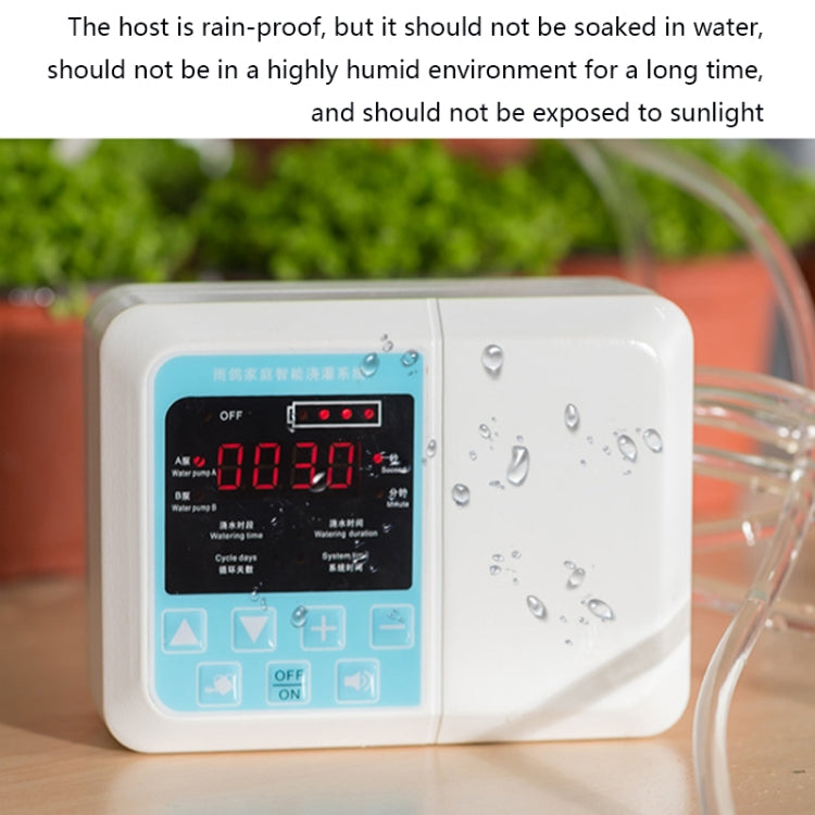 G89456 Dispositivo di irrigazione automatica per fiori con temporizzazione vocale intelligente solare Gocciolatore per piante pigre, Single Pump 10 Sets, Single Pump 15 Sets, Double Pump 15 Sets 10M Tube, Double Pump 20 Sets Drop 15M Tube              ...