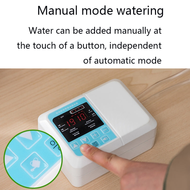 G89456 Dispositivo di irrigazione automatica per fiori con temporizzazione vocale intelligente solare Gocciolatore per piante pigre, Single Pump 10 Sets, Single Pump 15 Sets, Double Pump 15 Sets 10M Tube, Double Pump 20 Sets Drop 15M Tube              ...