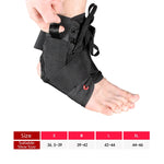 Una coppia AOLIKES HH-7138 Supporto per cinturino a forma di otto Supporto per caviglia Supporto per caviglia sportivo Anti-distorsione, S (36.5-39), M (39-42), L (42-44), XL (44-46 )