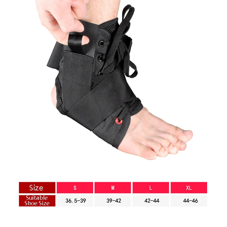 Una coppia AOLIKES HH-7138 Supporto per cinturino a forma di otto Supporto per caviglia Supporto per caviglia sportivo Anti-distorsione, S (36.5-39), M (39-42), L (42-44), XL (44-46 )