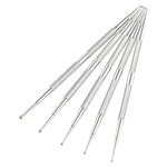 Set 2 penne per trapano in acciaio inossidabile 15 cm