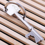 Apribottiglie per birra con portachiavi a forma di chiave da 15 pezzi, Key Shape