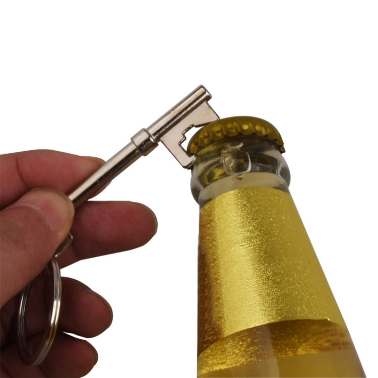 Apribottiglie per birra con portachiavi a forma di chiave da 15 pezzi, Key Shape