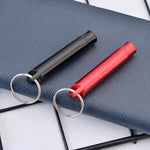 Ciondolo portachiavi da uomo con fischietto multifunzionale da 6 pezzi, Red Whistle, Black Whistle