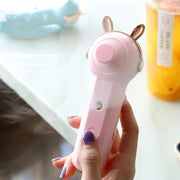 Dispositivo idratante portatile Ventilatore ricaricabile Mini USB Ricarica Spray Umidificazione Piccolo ventilatore, M9 White Rabbit, M9 Pink Rabbit, M9 Blue Rabbit, M10 White Kitten, M10 Pink Kitten, M10 Blue Kitten, M11 White Deer, M11 Pink Deer
