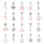 63 in 1 braccialetto a catena a mano per bambini con gioielli fatti a mano fai da te, 63 In 1(Pink)