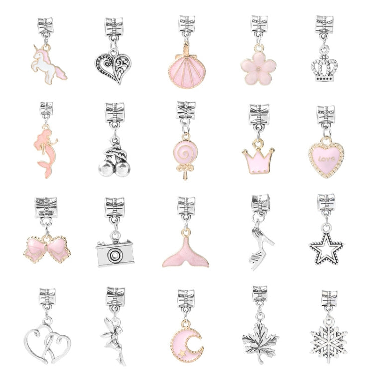 63 in 1 braccialetto a catena a mano per bambini con gioielli fatti a mano fai da te, 63 In 1(Pink)