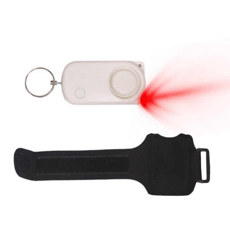 PLAPIE YY-705 Allarme personale per corridore sportivo all'aperto da 120 dB, Black+Conventional Wristband, White+Conventional Wristband, Electric Plating+Conventional Wristband