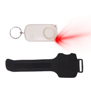 PLAPIE YY-705 Allarme personale per corridore sportivo all'aperto da 120 dB, Black+Conventional Wristband, White+Conventional Wristband, Electric Plating+Conventional Wristband