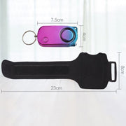 PLAPIE YY-705 Allarme personale per corridore sportivo all'aperto da 120 dB, Black+Conventional Wristband, White+Conventional Wristband, Electric Plating+Conventional Wristband