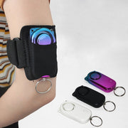 PLAPIE YY-705 Allarme personale per corridore sportivo all'aperto da 120 dB, Black+Conventional Wristband, White+Conventional Wristband, Electric Plating+Conventional Wristband
