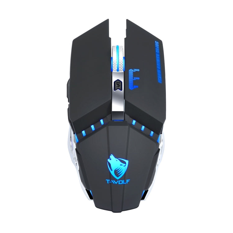 Mouse wireless ricaricabile T-WOLF Q15 1600 DPI 6 tasti