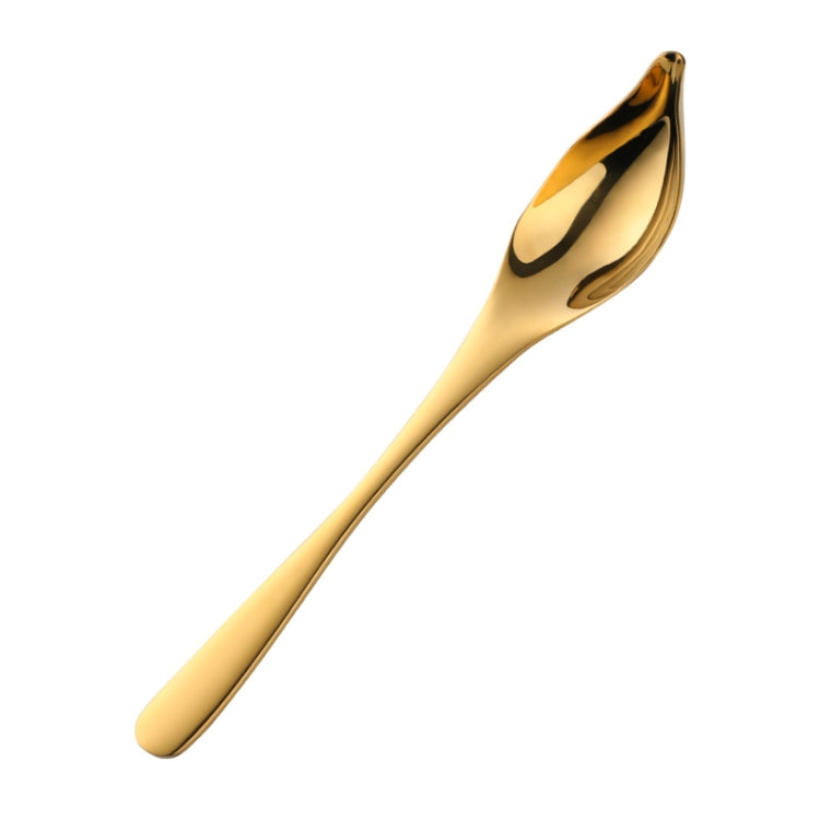 Cucchiaio per condimento in acciaio inossidabile da cucina per uso domestico 304 Cucchiaio per montaggio cucchiaio per olio con punta addensata, Colore:, Tip Oil Spoon (Silver), Tip Oil Spoon (Gold), Tip Oil Spoon (Rose Gold), Tip Oil Spoon (Black)    ...