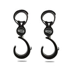 JOYREN 2 set passeggino con gancio antiscivolo e resistente, 2 Sets Stroller Hook