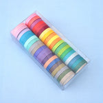 40 colori / Set Nastro arcobaleno di colori puri Materiali manuali fai da te fatti a mano, 40 Colors / Set