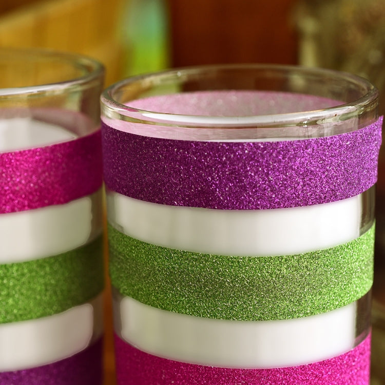 50 rotoli/scatola nastro glitter adesivo decorativo per libro mastro, 50 Rolls / Box