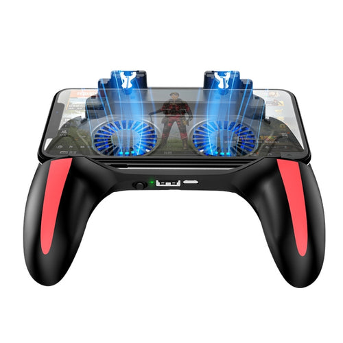Gamepad con doppia ventola e power bank 2500mAh per smartphone