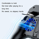 Gamepad con doppia ventola e power bank 2500mAh per smartphone