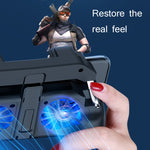 Gamepad con doppia ventola e power bank 2500mAh per smartphone