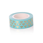 8 Rotoli / Set Semplice materiale di base per timbrare il nastro di carta Adesivo per la decorazione del registro delle mani, 8 Rolls / Set