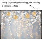 2.1m X 1.5m Christmas Ball Snowflake Party Decorativo Fotografia Sfondo, Christmas Ball