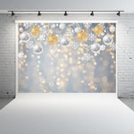 2.1m X 1.5m Christmas Ball Snowflake Party Decorativo Fotografia Sfondo, Christmas Ball