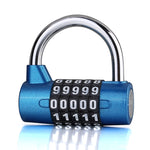 Lucchetto per porta della cassetta degli attrezzi con password per armadietti da palestra di grandi dimensioni con combinazione a 5 cifre, 5 Digit (Blue), 5 Digit (Red), 5 Digit (Black), 5 Digit (Silver)