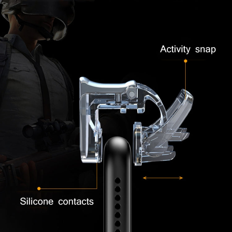 4 Paris GT01 Mini Gamepad di tiro ausiliario con pulsanti in lega meccanica, GT01