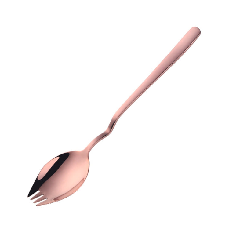 3 pezzi di forchetta per noodle istantanei in acciaio inossidabile, coltello multiuso a forma di V, forchetta e cucchiaio, stoviglie tutto in uno, Fork Spoon (Silver), Fork Spoon (Gold), Fork Spoon (Rose Gold), Fork Spoon (Black), Fork Spoon (Blue)    ...
