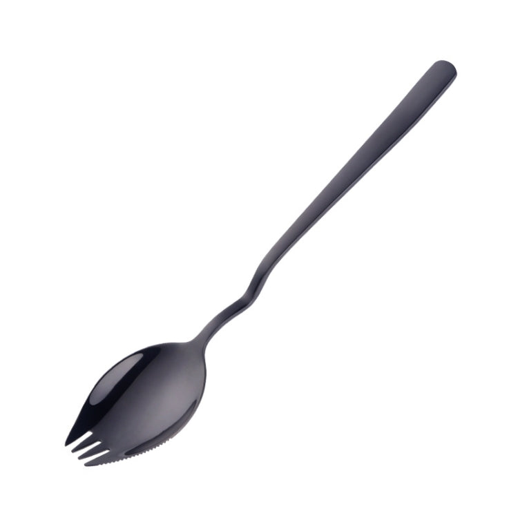 3 pezzi di forchetta per noodle istantanei in acciaio inossidabile, coltello multiuso a forma di V, forchetta e cucchiaio, stoviglie tutto in uno, Fork Spoon (Silver), Fork Spoon (Gold), Fork Spoon (Rose Gold), Fork Spoon (Black), Fork Spoon (Blue)    ...