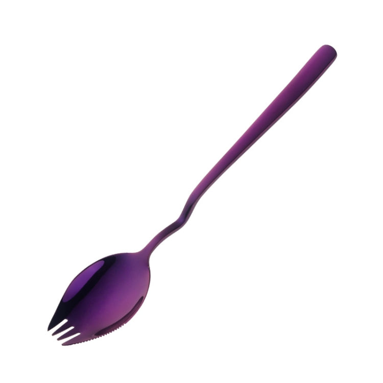 3 pezzi di forchetta per noodle istantanei in acciaio inossidabile, coltello multiuso a forma di V, forchetta e cucchiaio, stoviglie tutto in uno, Fork Spoon (Silver), Fork Spoon (Gold), Fork Spoon (Rose Gold), Fork Spoon (Black), Fork Spoon (Blue)    ...