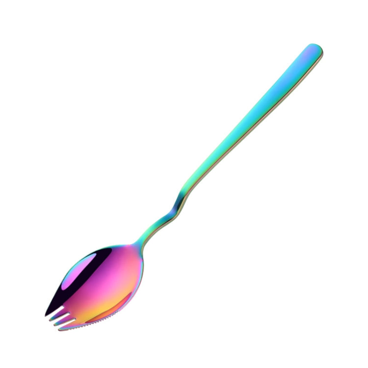3 pezzi di forchetta per noodle istantanei in acciaio inossidabile, coltello multiuso a forma di V, forchetta e cucchiaio, stoviglie tutto in uno, Fork Spoon (Silver), Fork Spoon (Gold), Fork Spoon (Rose Gold), Fork Spoon (Black), Fork Spoon (Blue)    ...