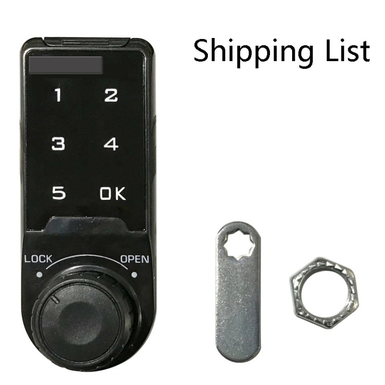 Armadietto in acciaio con foro aperto Armadietto per schedari Serratura elettronica Cassetto Cassetta postale Serratura con password per porta dell'armadietto della palestra, 20mm, 30mm