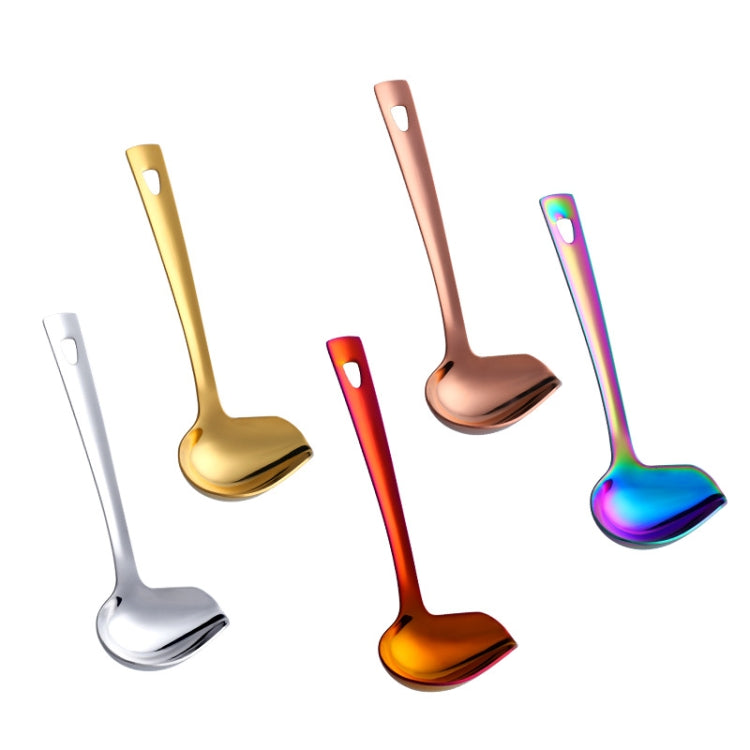 Cucchiaio per olio in acciaio inossidabile 304, cucchiaio per zuppa addensata, cucchiaio per salsa, Soup Spoon (Silver), Soup Spoon (Magic Colorful), Soup Spoon (Golden), Soup Spoon (Rose Gold), Soup Spoon (Magic Red)