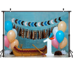 Sfondo fotografico per decorazioni per feste di compleanno in stoffa da 2,1 x 1,5 m