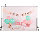 Sfondo fotografico per decorazioni per feste di compleanno in stoffa da 2,1 x 1,5 m