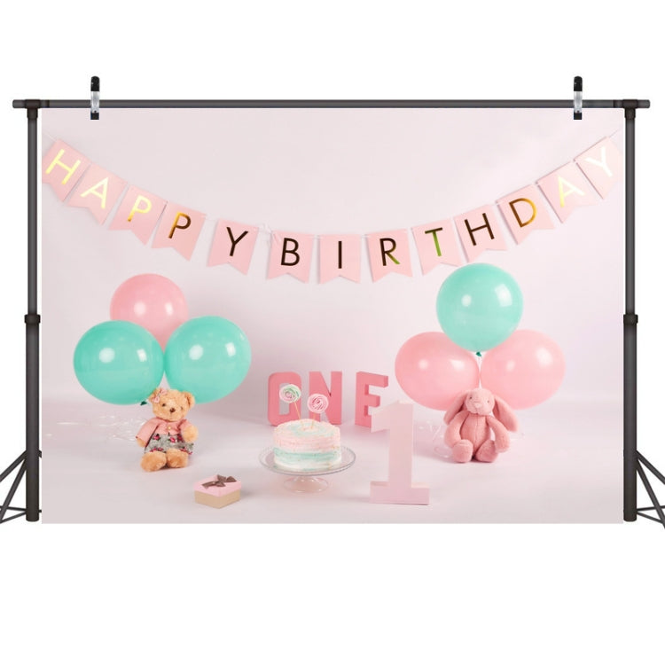 Sfondo fotografico per decorazioni per feste di compleanno in stoffa da 2,1 x 1,5 m