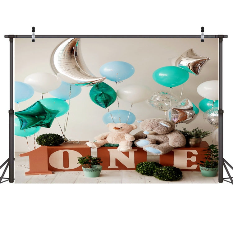 Sfondo fotografico per decorazioni per feste di compleanno in stoffa da 2,1 x 1,5 m