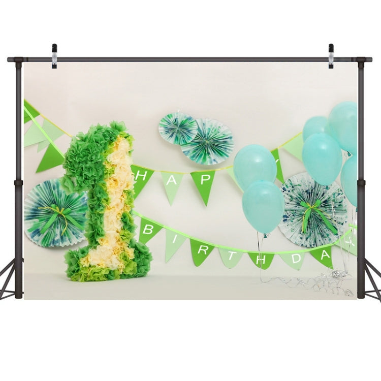 Sfondo fotografico per decorazioni per feste di compleanno in stoffa da 2,1 x 1,5 m