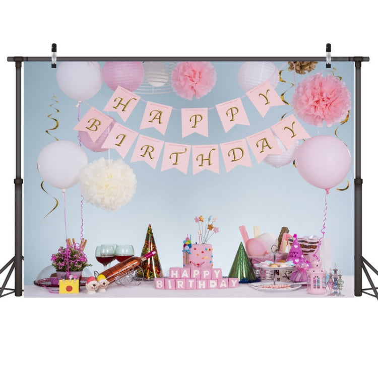 Sfondo fotografico per decorazioni per feste di compleanno in stoffa da 2,1 x 1,5 m