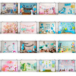 Sfondo fotografico per decorazioni per feste di compleanno in stoffa da 2,1 x 1,5 m