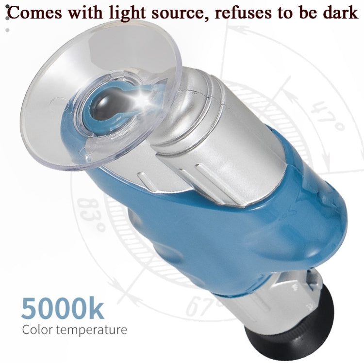 Microscopio portatile 20X-60X per bambini con luce LED