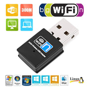Scheda di rete wireless mini USB RTL8192EU 300Mbps