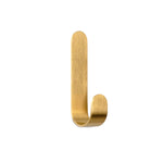 Gancio per appendere in metallo senza perforazione, in ottone color oro, 4 pezzi, specificazione:, Small, Large