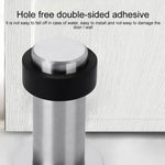 2 PCS Ingranaggio per porta anti-collisione in gomma Punzonatura per porta rotonda in acciaio inossidabile Resistente per porta cilindrica a forma di pavimento per la casa, 46mm Punch, 60mm Punch, 80mm Punch, 46mm Punch-free, 60mm Punch-free           ...