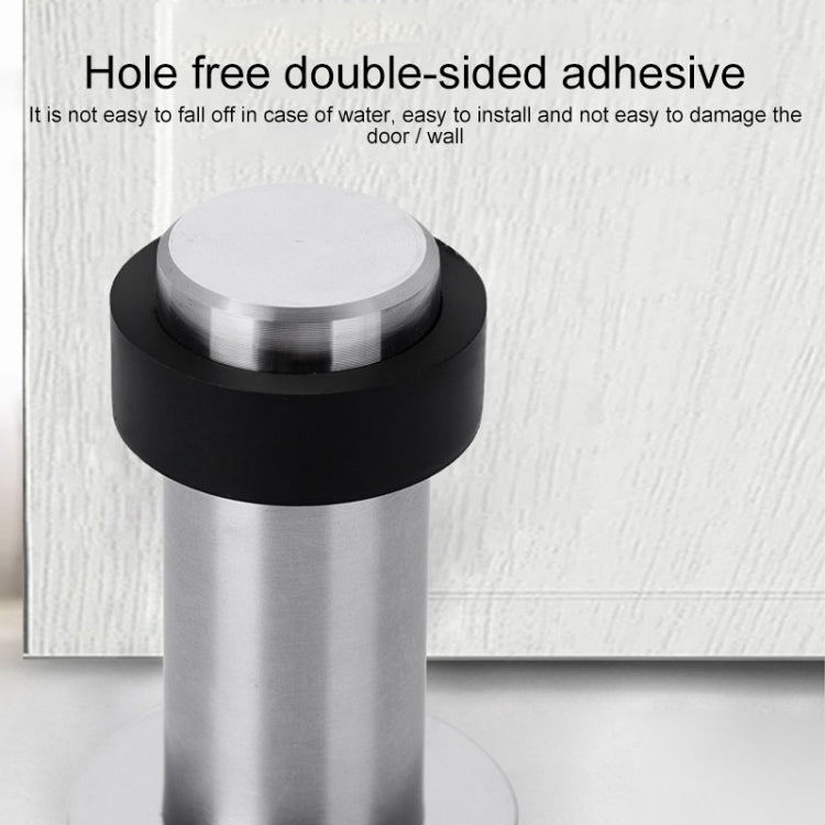 2 PCS Ingranaggio per porta anti-collisione in gomma Punzonatura per porta rotonda in acciaio inossidabile Resistente per porta cilindrica a forma di pavimento per la casa, 46mm Punch, 60mm Punch, 80mm Punch, 46mm Punch-free, 60mm Punch-free           ...