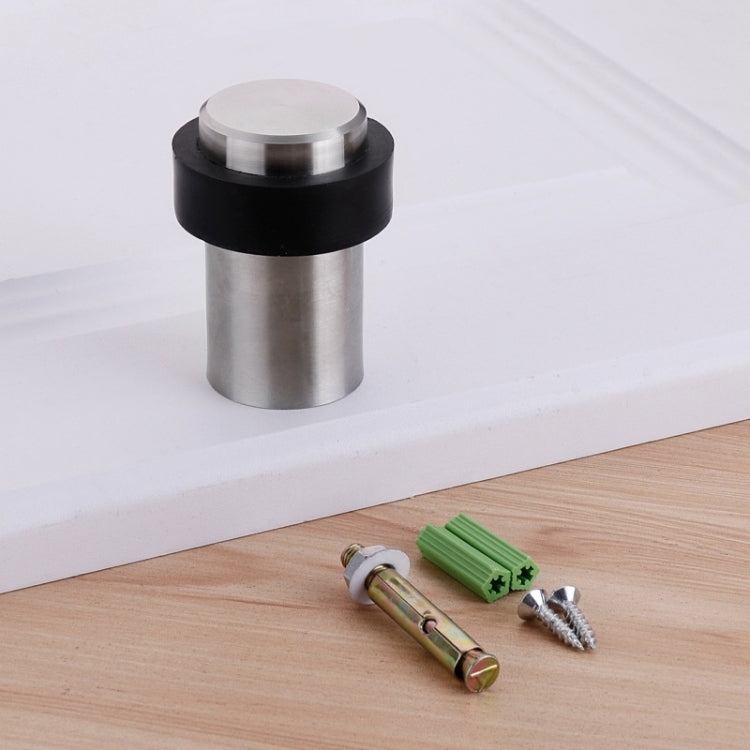 2 PCS Ingranaggio per porta anti-collisione in gomma Punzonatura per porta rotonda in acciaio inossidabile Resistente per porta cilindrica a forma di pavimento per la casa, 46mm Punch, 60mm Punch, 80mm Punch, 46mm Punch-free, 60mm Punch-free           ...